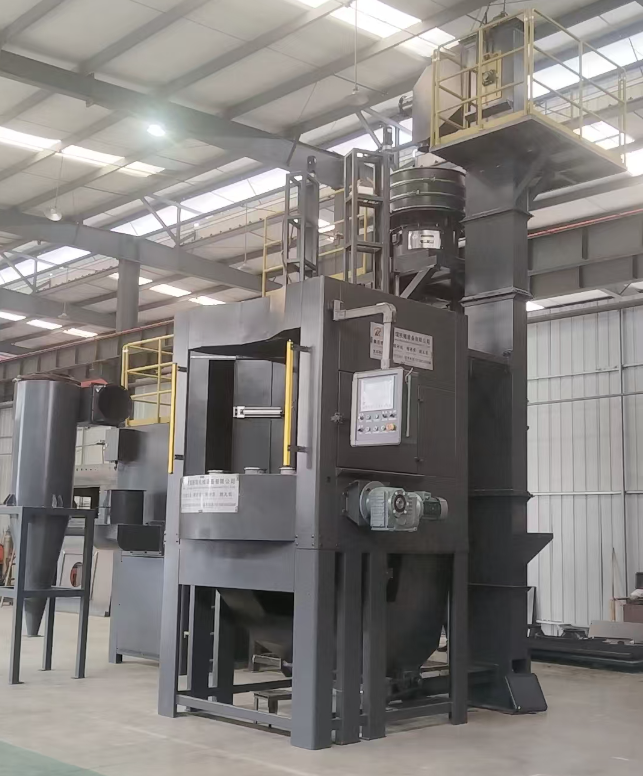 邢台转盘式喷砂机 提升圆形工件处理效率